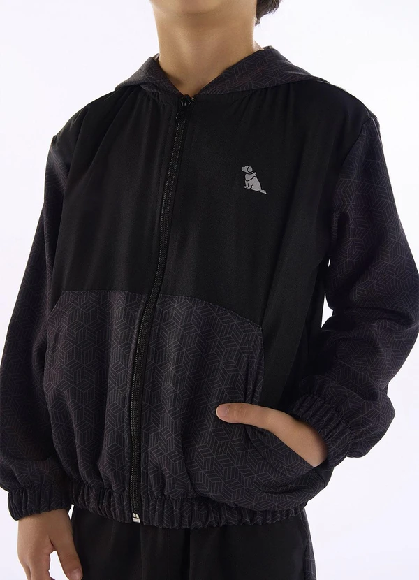 Quimby - Conjunto Jaqueta Calça Esportiva Preto 3