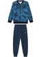Marlan - Conjunto Jaqueta Camuflado Dino e Calça Verde - variação: Azul