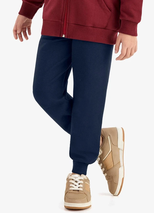 Rovi Kids - Conjunto Jaqueta Capuz e Calça Moletom Vermelho 5