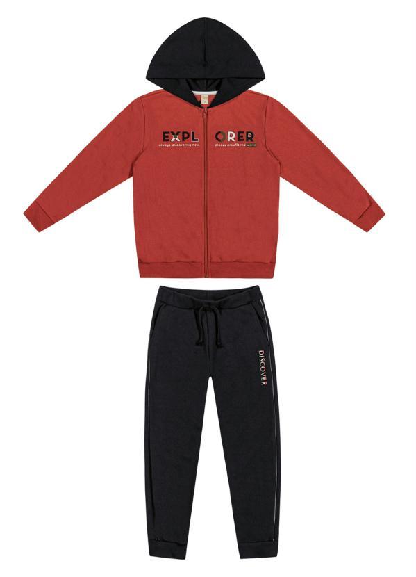 Trick Nick - Conjunto Jaqueta com Calça Marrom