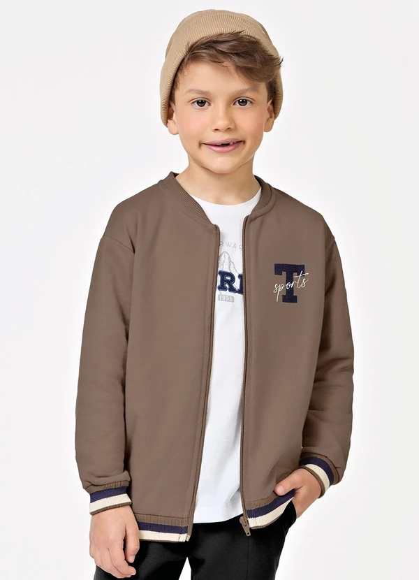 Trick Nick - Conjunto Jaqueta com Calça Masculino Marrom 3