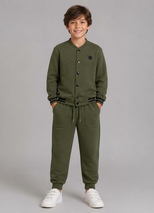 Trick Nick - Conjunto Jaqueta com Calca Verde
