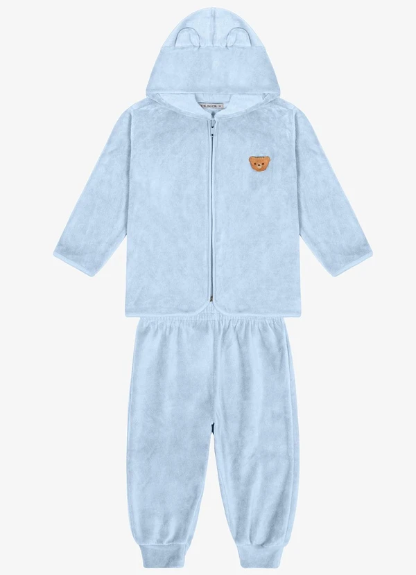 Trick Nick - Conjunto Jaqueta com Capuz e Calça Azul