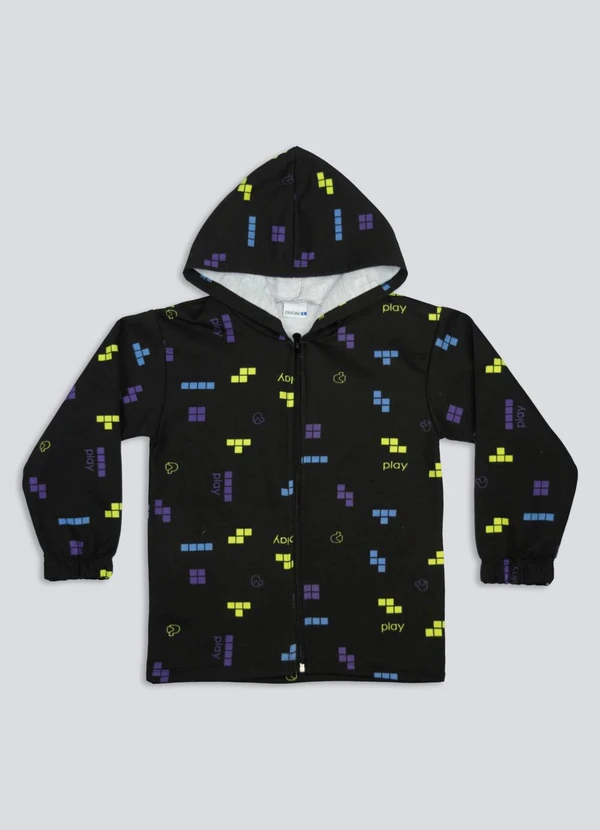 Fakini Kids - Conjunto Jaqueta com Capuz e Calca Estampado 3