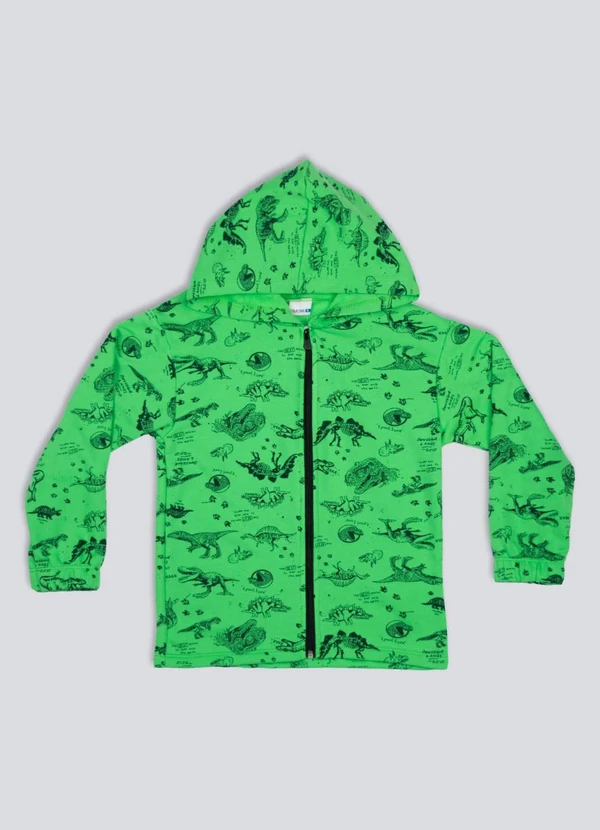 Fakini Kids - Conjunto Jaqueta com Capuz e Calca Verde 3