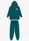Rovi Kids - Conjunto Jaqueta com Capuz e Calça Verde - variação: Verde