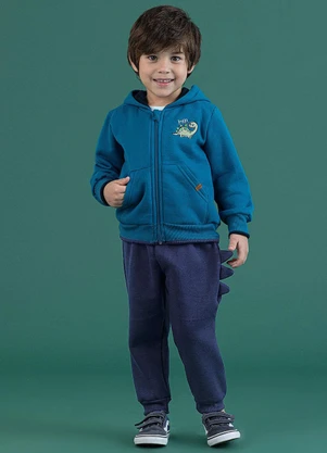 Soft Bonni - Conjunto Jaqueta e Calça Azul Jeans - SOFT BONNI