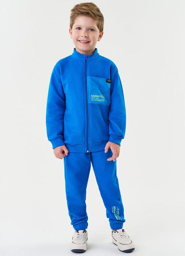 Abrange - Conjunto Jaqueta e Calça Azul