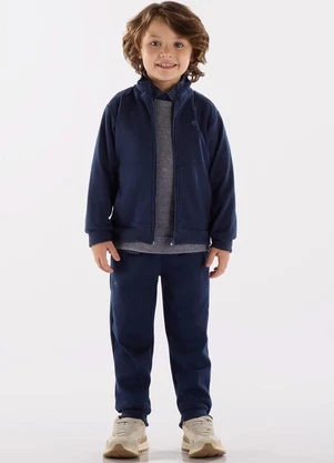 Up Baby - Conjunto Jaqueta e Calça Azul - UP BABY