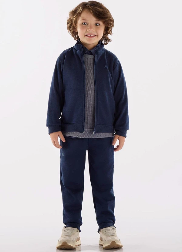 Up Baby - Conjunto Jaqueta e Calça Azul