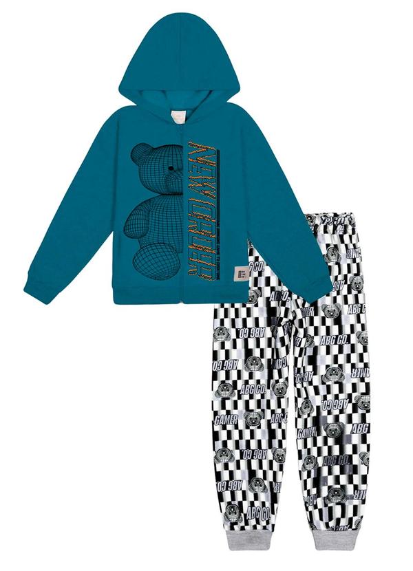Abrange - Conjunto Jaqueta e Calça Bear Azul 1