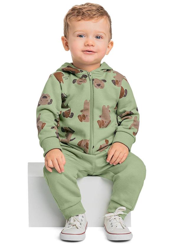 Quimby - Conjunto Jaqueta e Calça Bebê Verde