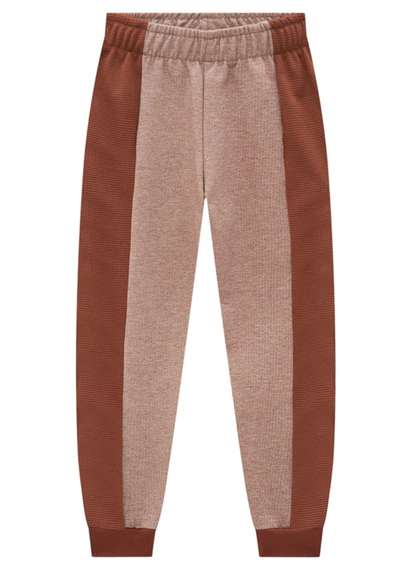 Ioluig - Conjunto Jaqueta e Calça em Malha Jeans Marrom 3