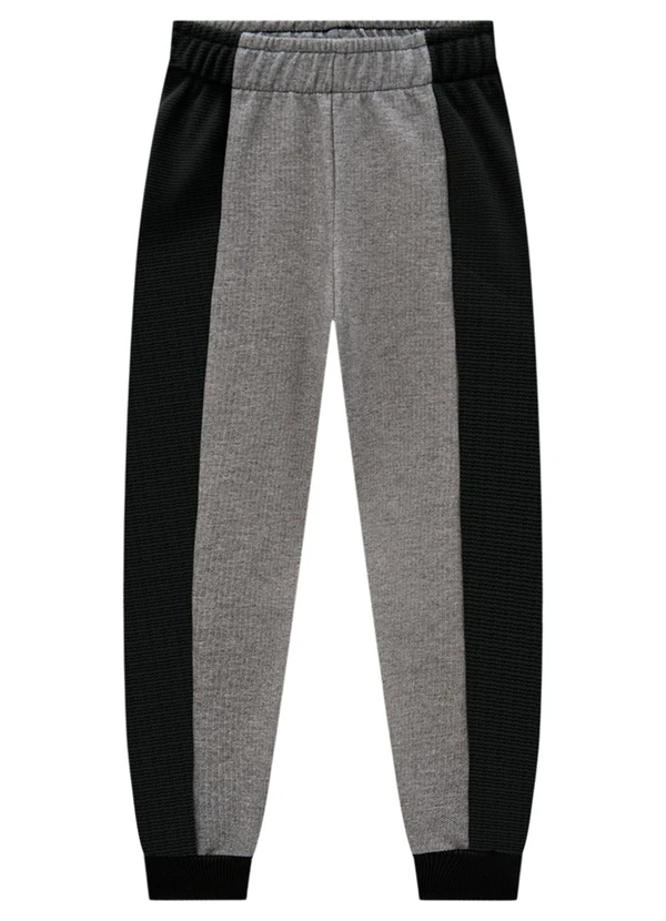 Ioluig - Conjunto Jaqueta e Calça em Malha Jeans Preto 4