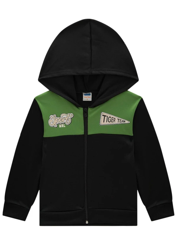 Marlan - Conjunto Jaqueta e Calça em Malha Sport Preto 3