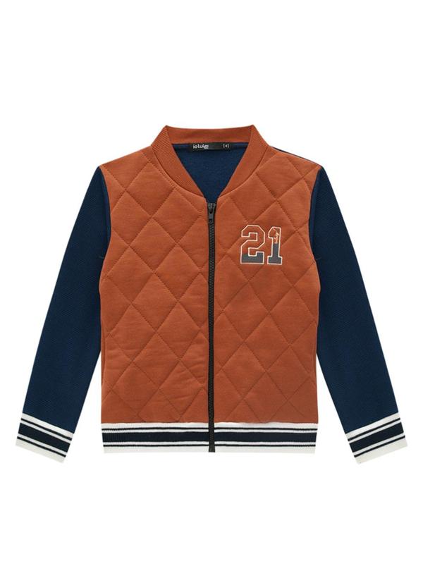 Ioluig - Conjunto Jaqueta e Calça em Malha Tricot Marrom 2