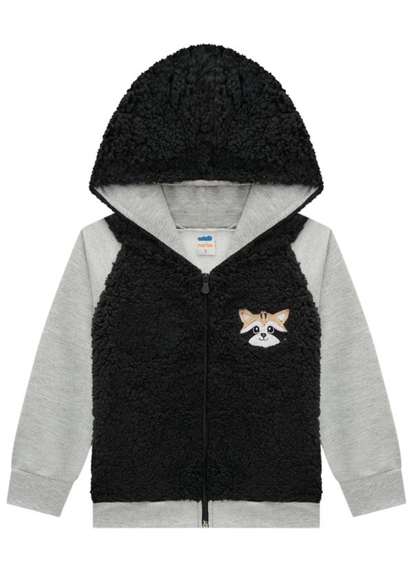 Marlan - Conjunto Jaqueta e Calça em Moletom Preto 3