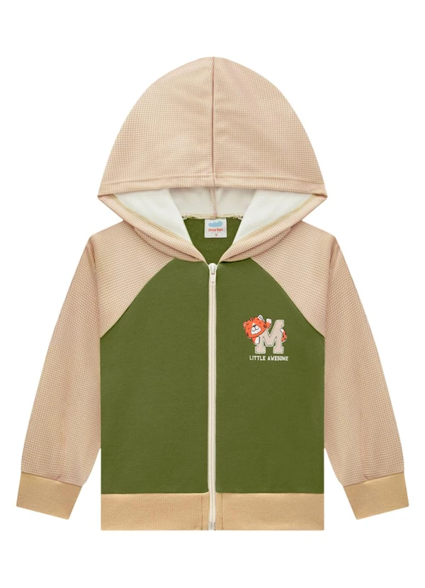 Marlan - Conjunto Jaqueta e Calça em Moletom Verde 3