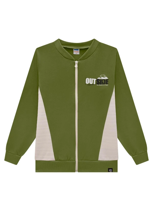 Marlan - Conjunto Jaqueta e Calça em Moletom Verde 3