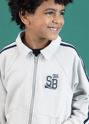 Soft Bonni - Conjunto Jaqueta e Calça Infantil Gelo - SOFT BONNI