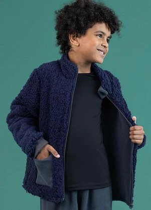 Soft Bonni - Conjunto Jaqueta e Calça Infantil Marinho - SOFT BONNI