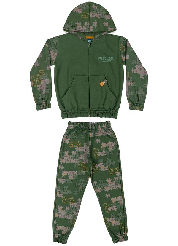 Bee Loop - Conjunto Jaqueta e Calça Infantil Verde