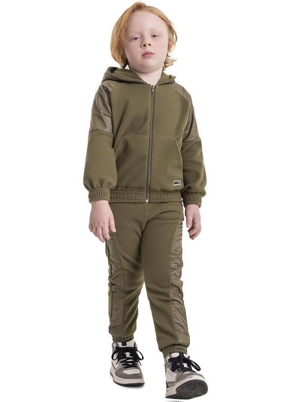 Quimby - Conjunto Jaqueta e Calça Infantil Verde