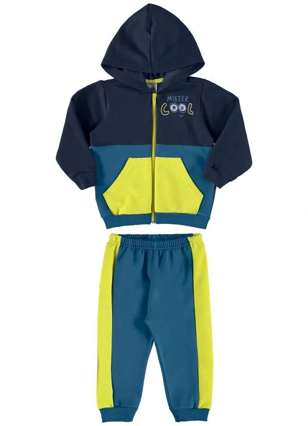 Quimby - Conjunto Jaqueta e Calça Menino Azul 3