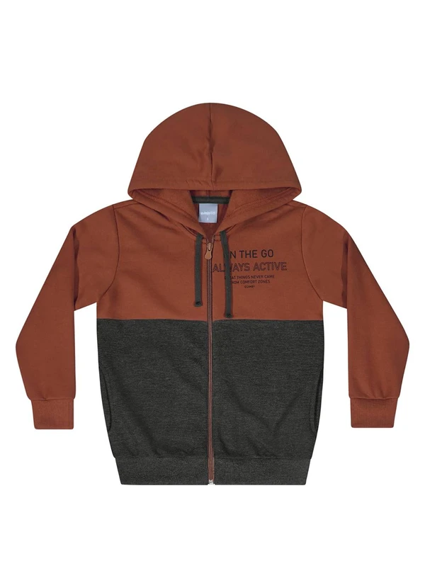 Quimby - Conjunto Jaqueta e Calça Menino Marrom 4