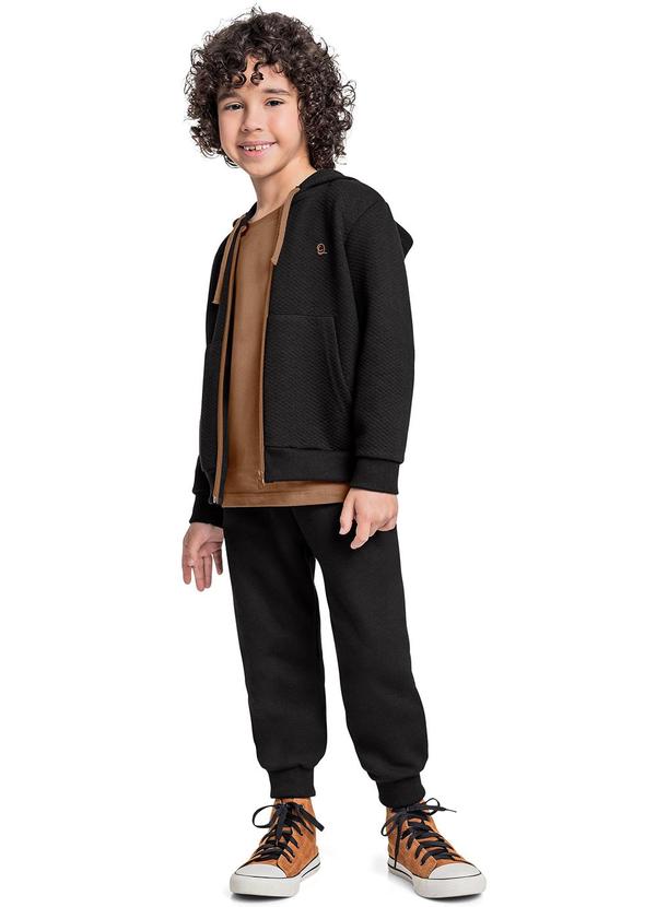 Quimby - Conjunto Jaqueta e Calça Menino Preto