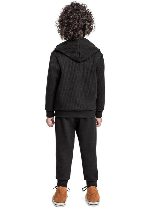 Quimby - Conjunto Jaqueta e Calça Menino Preto 2