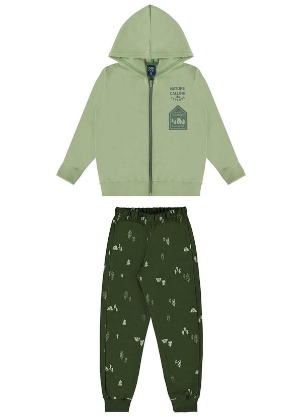 Bee Loop - Conjunto Jaqueta e Calça Menino Verde 1