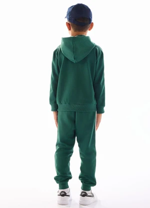 Quimby - Conjunto Jaqueta e Calça Moletom Verde - QUIMBY