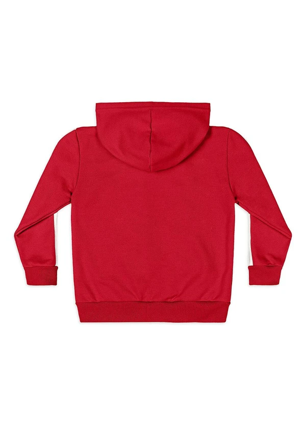 Quimby - Conjunto Jaqueta e Calça Moletom Vermelho 5