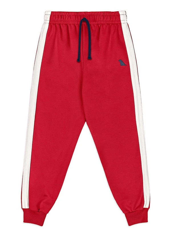 Quimby - Conjunto Jaqueta e Calça Moletom Vermelho 6