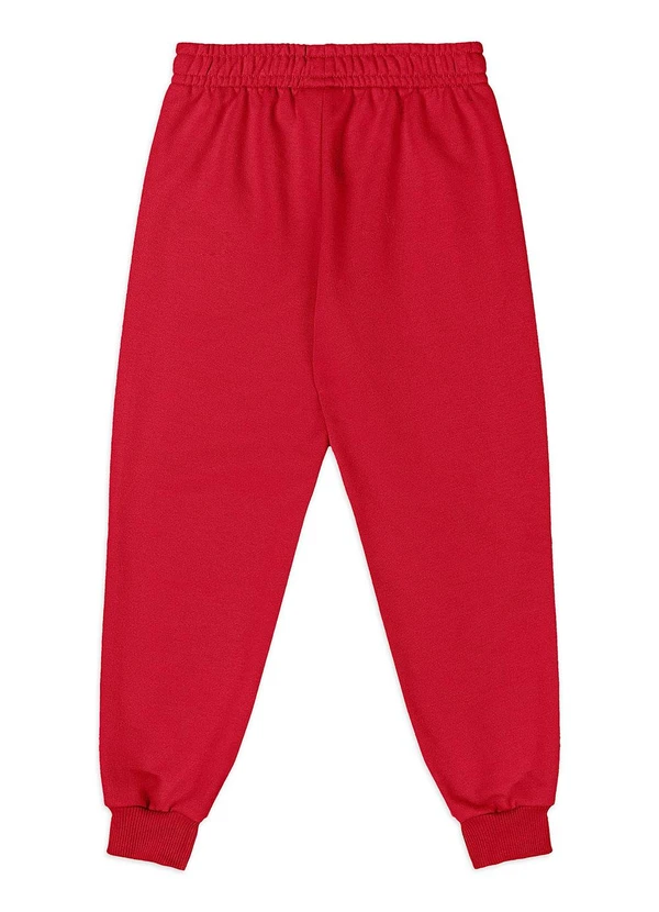 Quimby - Conjunto Jaqueta e Calça Moletom Vermelho 7