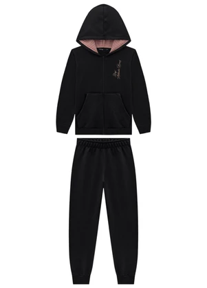 Ioluig - Conjunto Jaqueta e Calça Três Cabos Preto - IOLUIG