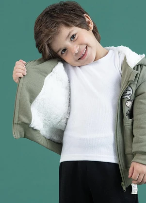 Soft Bonni - Conjunto Jaqueta e Calça Verde Azeite - SOFT BONNI