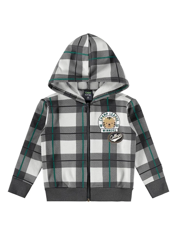 Bee Loop - Conjunto Jaqueta Xadrez Calça Cinza 2