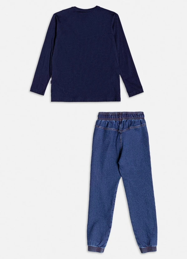 Youccie - Conjunto Jeans Youccie Azul 2