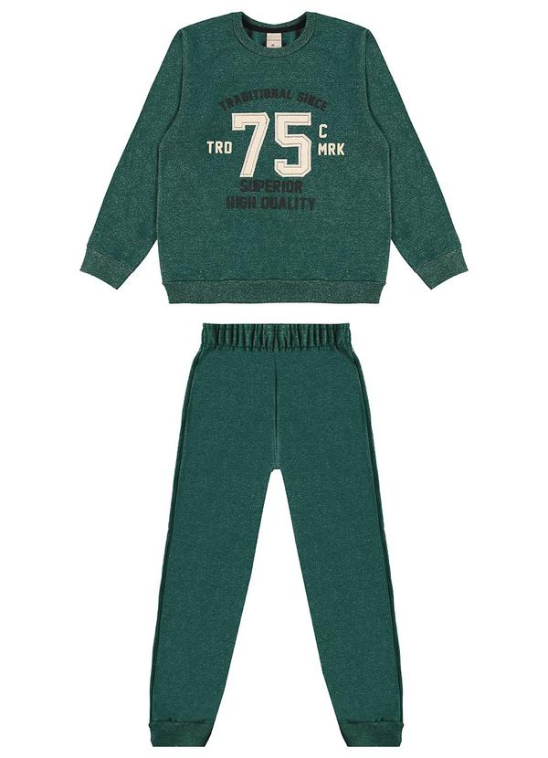 Carinhoso - Conjunto Jogger 75 Menino Verde