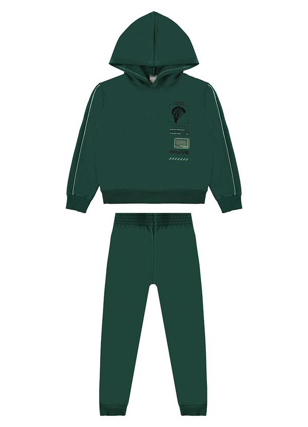 Malwee Kids - Conjunto Jogger em MoletomVerde