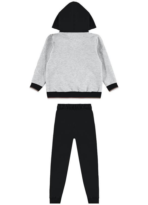 Carinhoso - Conjunto Jogger Texturizado Cinza 3