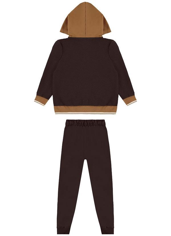 Carinhoso - Conjunto Jogger Texturizado Marrom 2