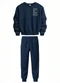 Carinhoso - Conjunto Jogger Winning Team em Moletom Marrom - variação: Azul