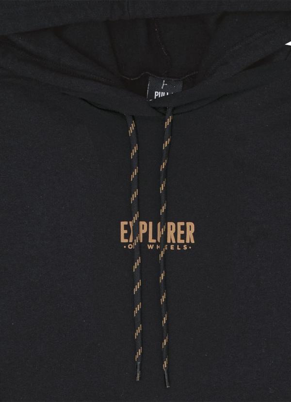 Pulla Bulla - Conjunto Juvenil Menino Moletom Preto 2