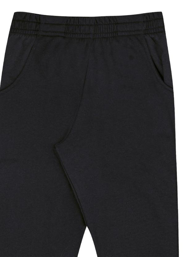 Pulla Bulla - Conjunto Juvenil Menino Moletom Preto 3