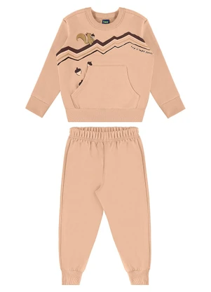 Bee Loop - Conjunto Keep It Simple Infantil Marrom - BEE LOOP