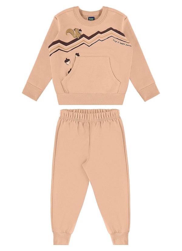 Bee Loop - Conjunto Keep It Simple Infantil Marrom