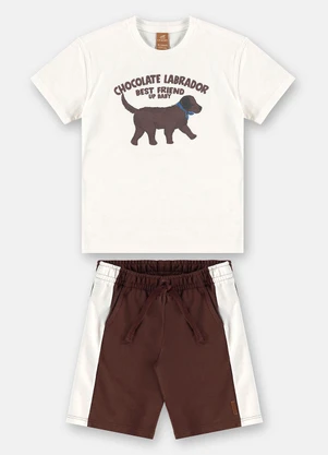 Up Baby - Conjunto Labrador Branco - UP BABY